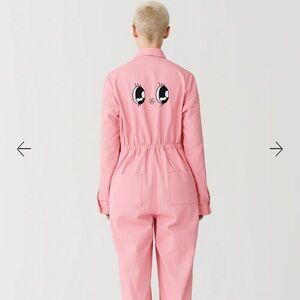 Lazy Oaf x Esther Pink Utility Jumpsuit S
